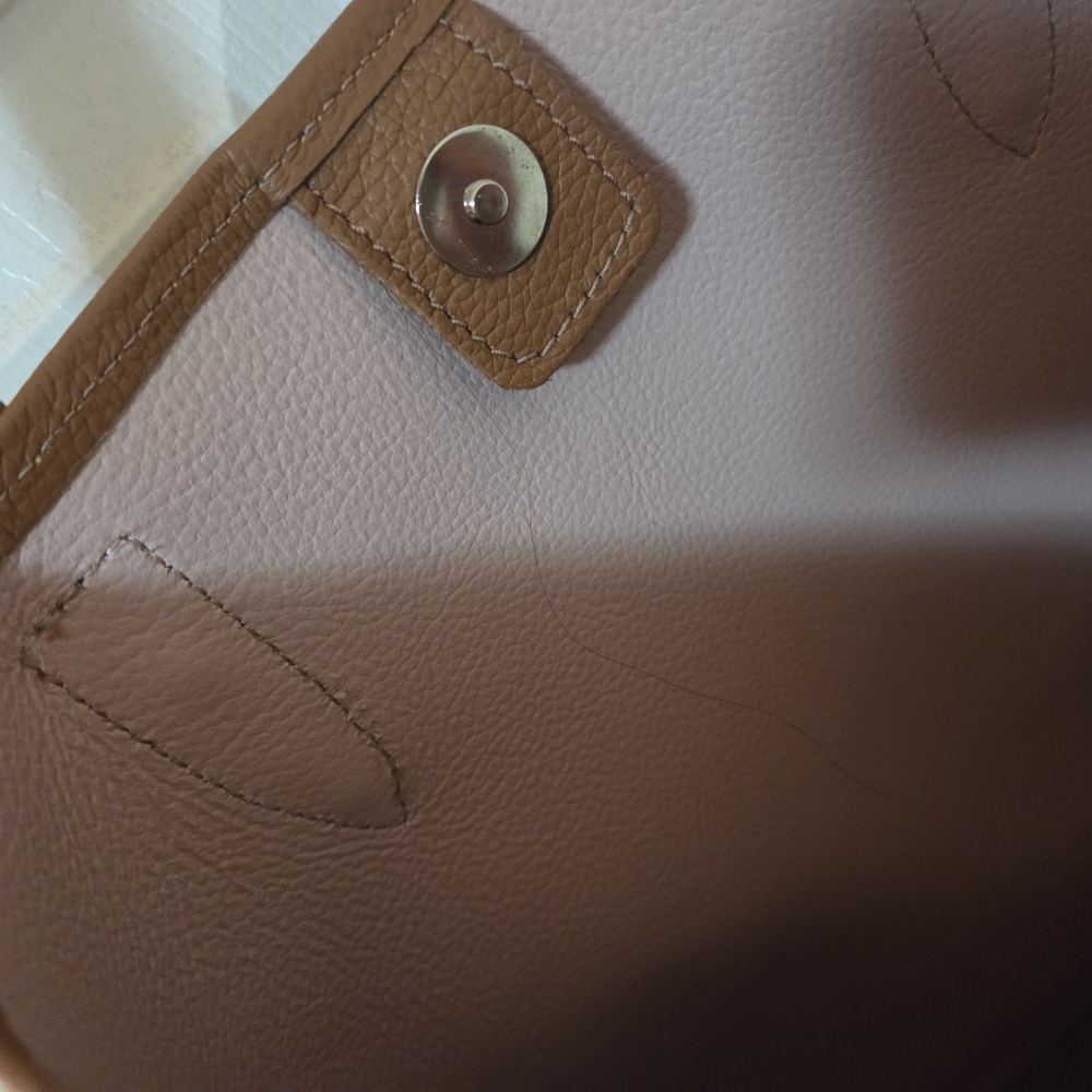 Roots Cervino Leather Tote Brown/ Pink - Picture 6 of 12